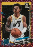 2023 Panini Donruss Optic #223 Keyonte George Pink Velocity Basketball Card