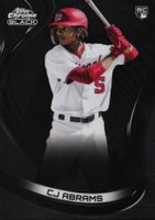 2022 Topps Chrome Black #74 CJ Abrams Baseball Card