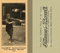 1916 Famous & Barr Co. #109 Rabbit Maranville Baseball Card