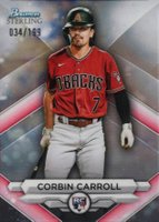 2023 Bowman Sterling #BSR42 Corbin Carroll Refractor Baseball Card