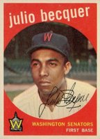 1959 Topps #93 Julio Becquer Baseball Card