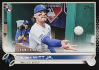 2022 Topps Update #US187 Bobby Witt Jr. Black Baseball Card