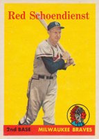 1958 Topps #190 Red Schoendienst Baseball Card