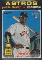 2020 Topps Heritage Real One Autograph #YA Yordan Alvarez Red Ink Baseball Card