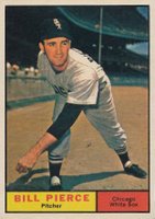 1961 Topps #205 Bill Pierce Baseball Card