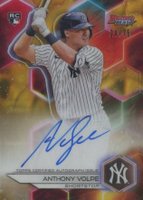 2023 Bowman's Best Best of 2023 Autographs #B23AV Anthony Volpe Gold Lava Baseball Card