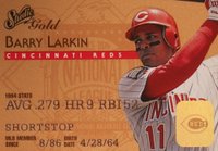 1995 Studio #37 Barry Larkin Gold Baseball Card