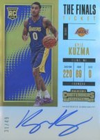 2017 Panini Contenders #126 Kyle Kuzma Vertical-Autograph-The Finals Basketball Card