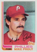 1982 Topps #183 Mike Proly Baseball Card