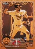 2023 Topps Gilded Collection Cast in Gold #155 Edouard Julien Baseball Card