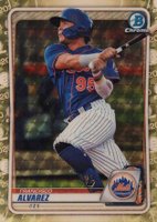 2020 Bowman Chrome Prospects #BCP198 Francisco Alvarez Superfractor 1/1 Baseball Card