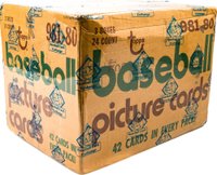 1980 Topps #RPBC Rack Pack Box Case 3 Boxes, 72 Packs Baseball Card