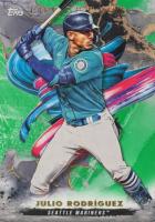 2023 Topps Inception #1 Julio Rodriguez Green Baseball Card