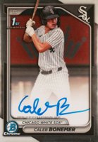 2024 Bowman Draft Chrome Prospect Autographs #CPACBO Caleb Bonemer Baseball Card