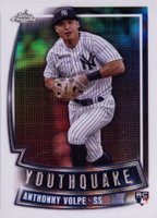 2023 Topps Chrome Youthquake #YQ52 Anthony Volpe Update Baseball Card