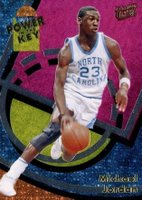 2013 Fleer Retro Ultra Power in the Key #13 Michael Jordan Basketball Card