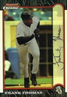 1999 Bowman Chrome #256 Frank Thomas Refractor Baseball Card