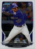 2013 Bowman Chrome Draft Picks & Prospects Rookies #41 Nolan Arenado Baseball Card