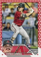 2023 Topps #401 Corbin Carroll Independence Day Baseball Card