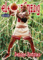 1998 Fleer Tradition Electrifying #10 Dennis Rodman Basketball Card
