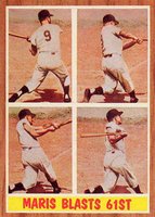 1962 Topps #313 Maris Blasts 61st Baseball Card