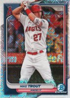 2024 Bowman Mega Box Chrome #19 Mike Trout Baseball Card