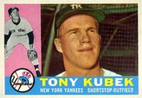 1960 Topps #83 Tony Kubek Baseball Card