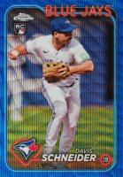 2024 Topps Chrome #290 Davis Schneider Blue Wave Baseball Card