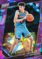 2023 Panini National VIP Gold Rookies #RC10 Chet Holmgren Purple Sparkle Basketball Card