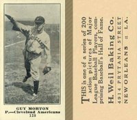 1916 Weil Baking Co. #128 Guy Morton Baseball Card