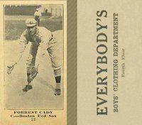 1916 Everybody's #25 Forrest Cady Baseball Card
