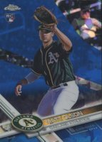 2017 Topps Chrome Sapphire Edition #476 Matt Olson Baseball Card
