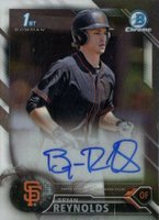 2016 Bowman Draft Chrome Draft Picks Autographs #CDABRR Bryan Reynolds Baseball Card