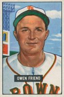 1951 Bowman #101 Owen Friend Baseball Card