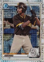 2020 Bowman Chrome Mega Box #BCP62 CJ Abrams Baseball Card