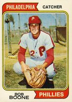 1974 O-Pee-Chee #131 Bob Boone Baseball Card