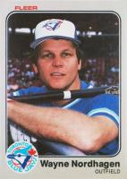 1983 Fleer #438 Wayne Nordhagen Baseball Card