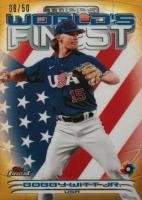 2023 Topps Finest 2000 World's Finest #25 Bobby Witt Jr. Gold Baseball Card