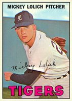 1967 Topps #88 Mickey Lolich Baseball Card