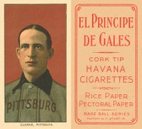 1909 White Borders El Principe De Gales #92 Fred Clarke Portrait Baseball Card