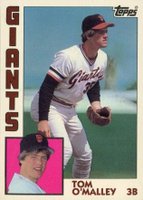 1984 Topps Tiffany #469 Tom O'Malley Baseball Card
