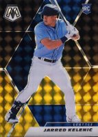 2021 Panini Mosaic #286 Jarred Kelenic Black Gold Choice Baseball Card