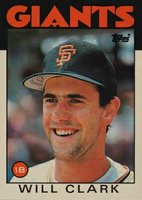 1986 Topps Traded #24T Will Clark Baseball Card