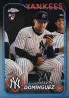 2024 Topps Chrome #89 Jasson Dominguez Variation Baseball Card