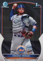 2023 Bowman Chrome Prospects #BCP102 Vincent Perozo Baseball Card