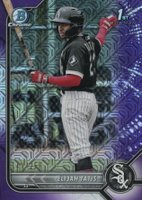 2022 Bowman Mega Box Chrome #23 Elijah Tatis Purple Refractor Baseball Card