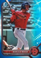 2022 Bowman Chrome Prospects #BCP237 Marcelo Mayer Blue Refractor Baseball Card