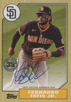 2022 Topps 1987 Topps Baseball Autographs #87BAFTJ Fernando Tatis Jr. Series 2 Baseball Card