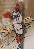 1998 Skybox Premium Autographics # Ray Allen Basketball Card