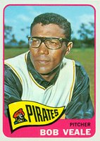 1965 Topps #195 Bob Veale Baseball Card